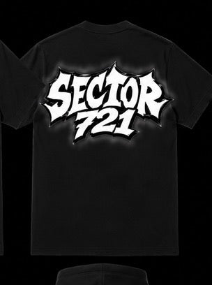 Sector 721 T-shirt Black