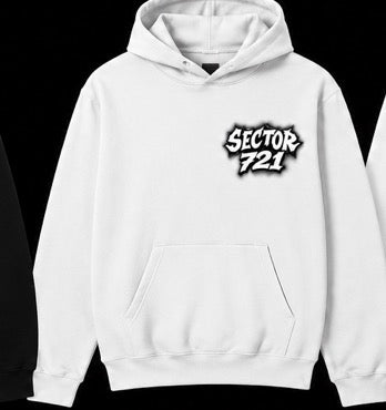 Sector 721 Hoodie white