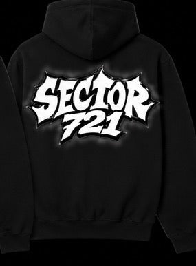 Sector 721 hoodie black